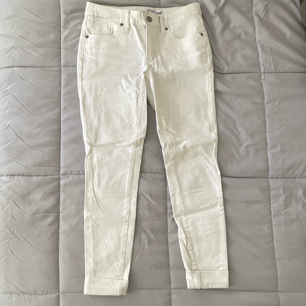 White jeans, rarely worn